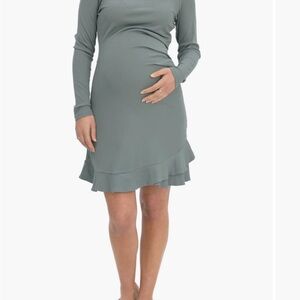 Angel Maternity Long Sleeve Dress